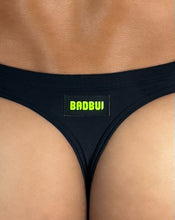Load image into Gallery viewer, Swim Thong- Jet Black